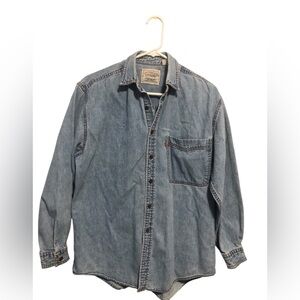 Levi's Light Blue Denim Button Down Shirt